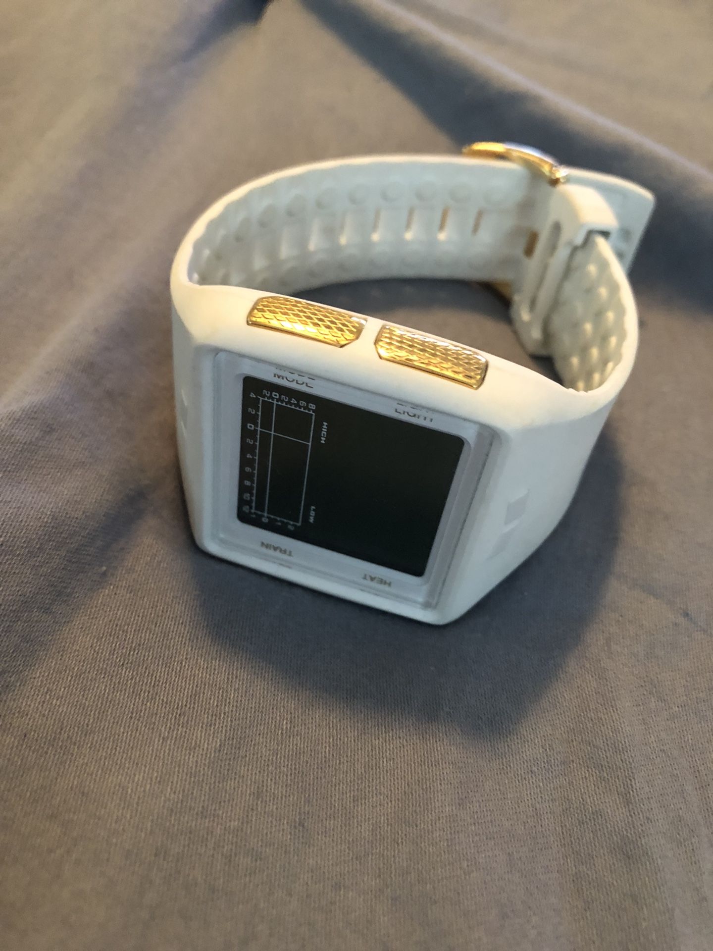 Vestal Brig Tide & Train Watch White & 14k Gold