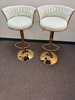 2 Pc Swivel Bar Stools