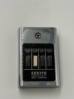 Vintage 1960s Zenith Space Command Four Push Button Retro TV Remote Control