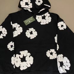 Black Denim Tear hoodie 