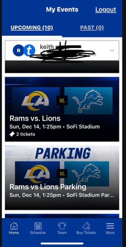 Rams vs lions