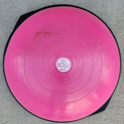 Pink Bosu Ball Home Balance Trainer