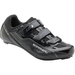 Louis Garneau Chrome Men Black Road Cycling Shoes HRS-80 Triple Strap Size 44