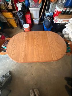 Wooden Dining Table with chairs