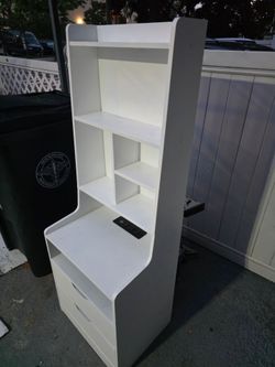 White Dresser with Charging Port For Sale