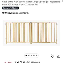 Wooden Baby Gate