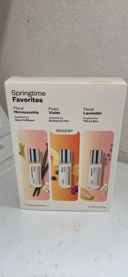 Dossier Springtime Perfume Trio Set -3pc
