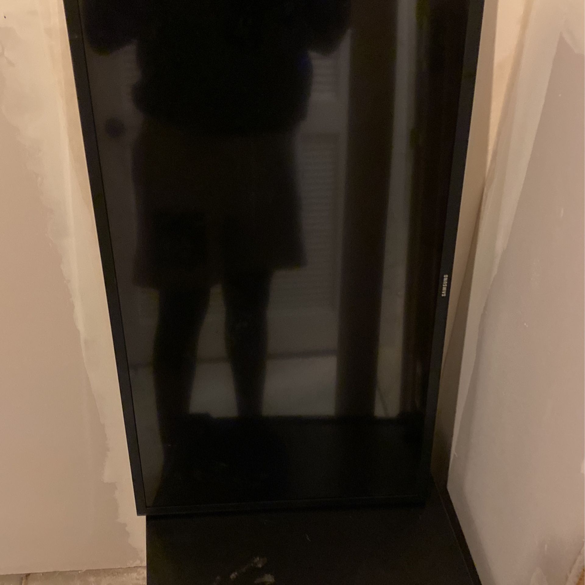 Mini Fridge And Samsung Tv