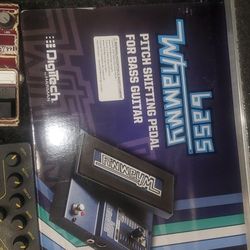 Digitech Bass Whammy Pedal.