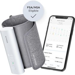 Withings BPM Connect - Digital Blood Pressure Cuff & Heart Rate Monitor - Blood Pressure Machine Arm Cuff, FDA Cleared, FSA/HSA Eligible, IOS & Androi