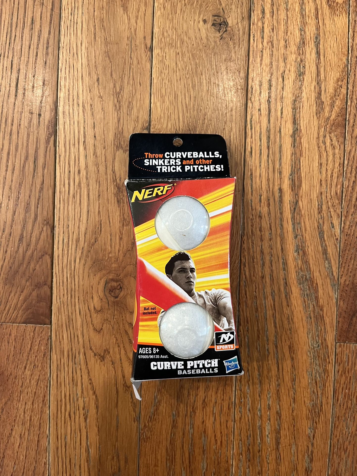 New NERF Curve Pitch Baseballs Ball Training Aids Curveballs Sinkers Hasbro