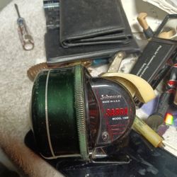 Vintage Johnson Sabra Fishing Reel.