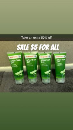 Aloe sunburn lotion