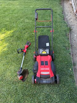 Craftsman brushless lawnmower and weed whacker