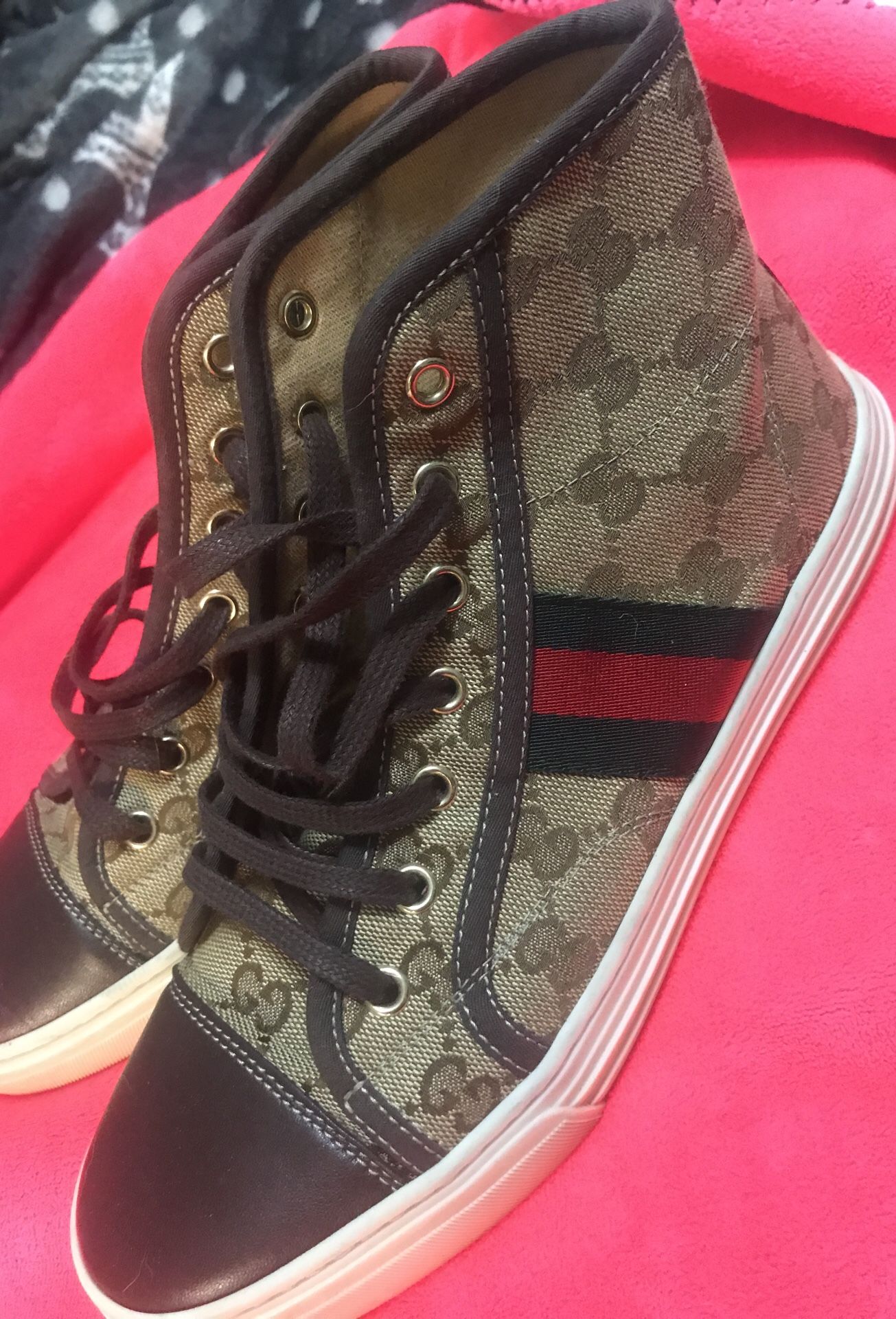 8.5 Gucci High Top Sneakers