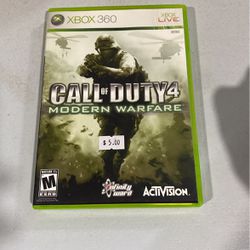 Call of Duty 4: Modern Warfare (Microsoft Xbox 360, 2007)