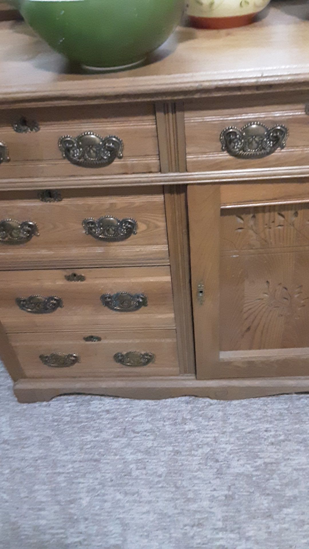 Antique dresser/storage unit
