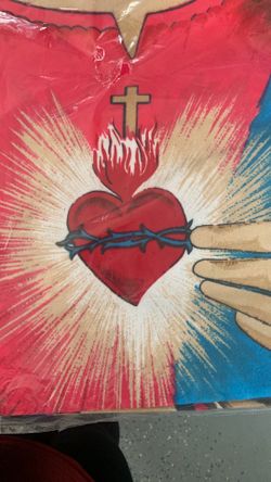 Sagrado corazón wall tapestry.