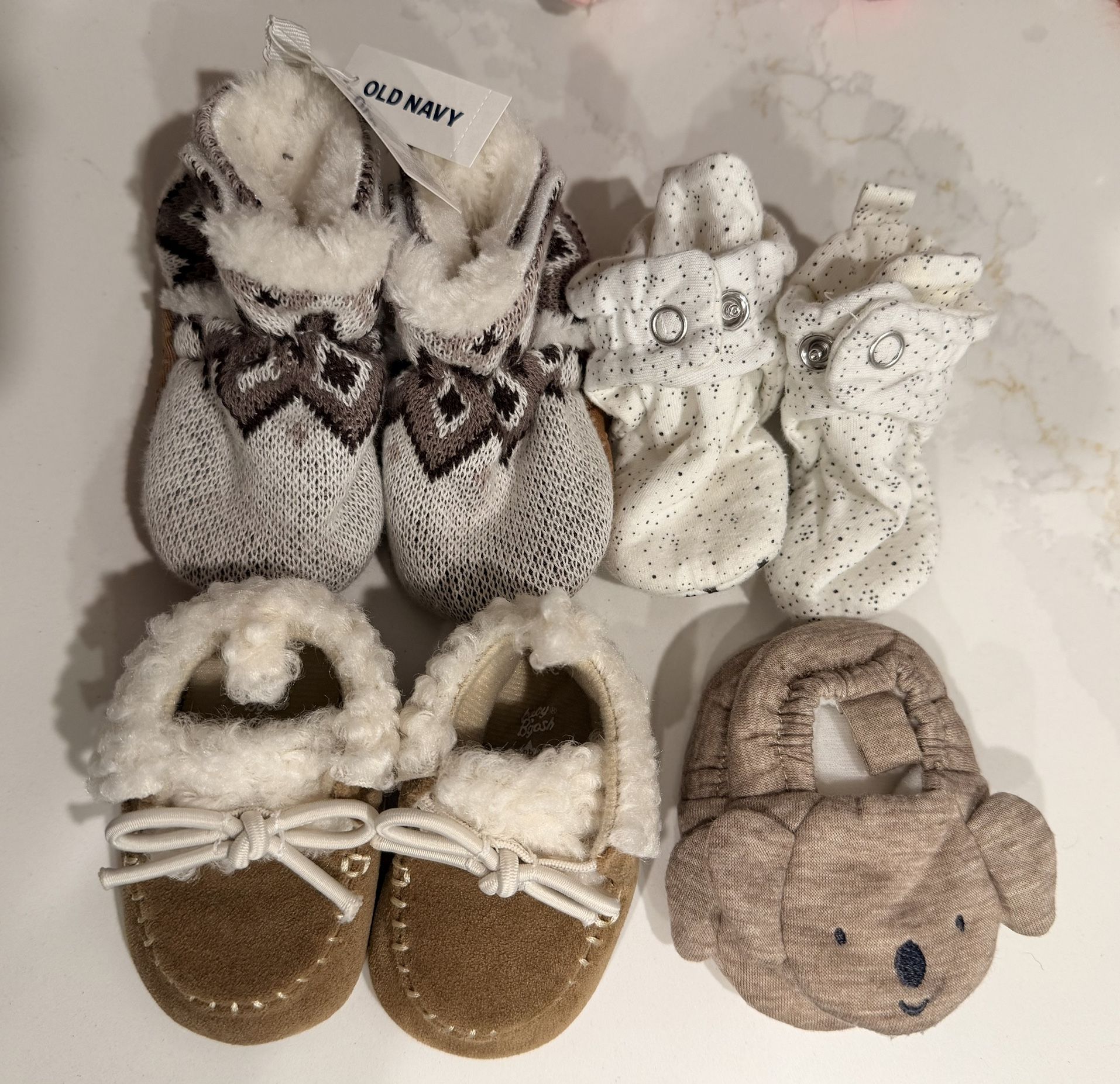 Infant Boy/neutral Slippers/shoes 