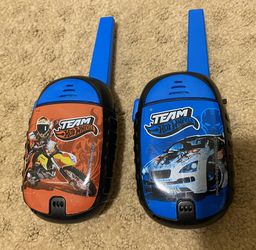 Team Hot Wheels kids Walkie Talkies set