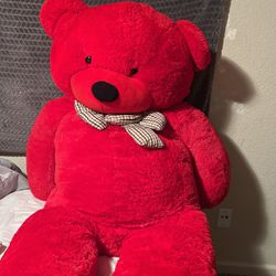 Giant Red Teddy Bear