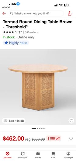 Round Dining Table by Threshold
