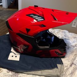 Bilt Lux Tempo Race Helmet, Red, Size S