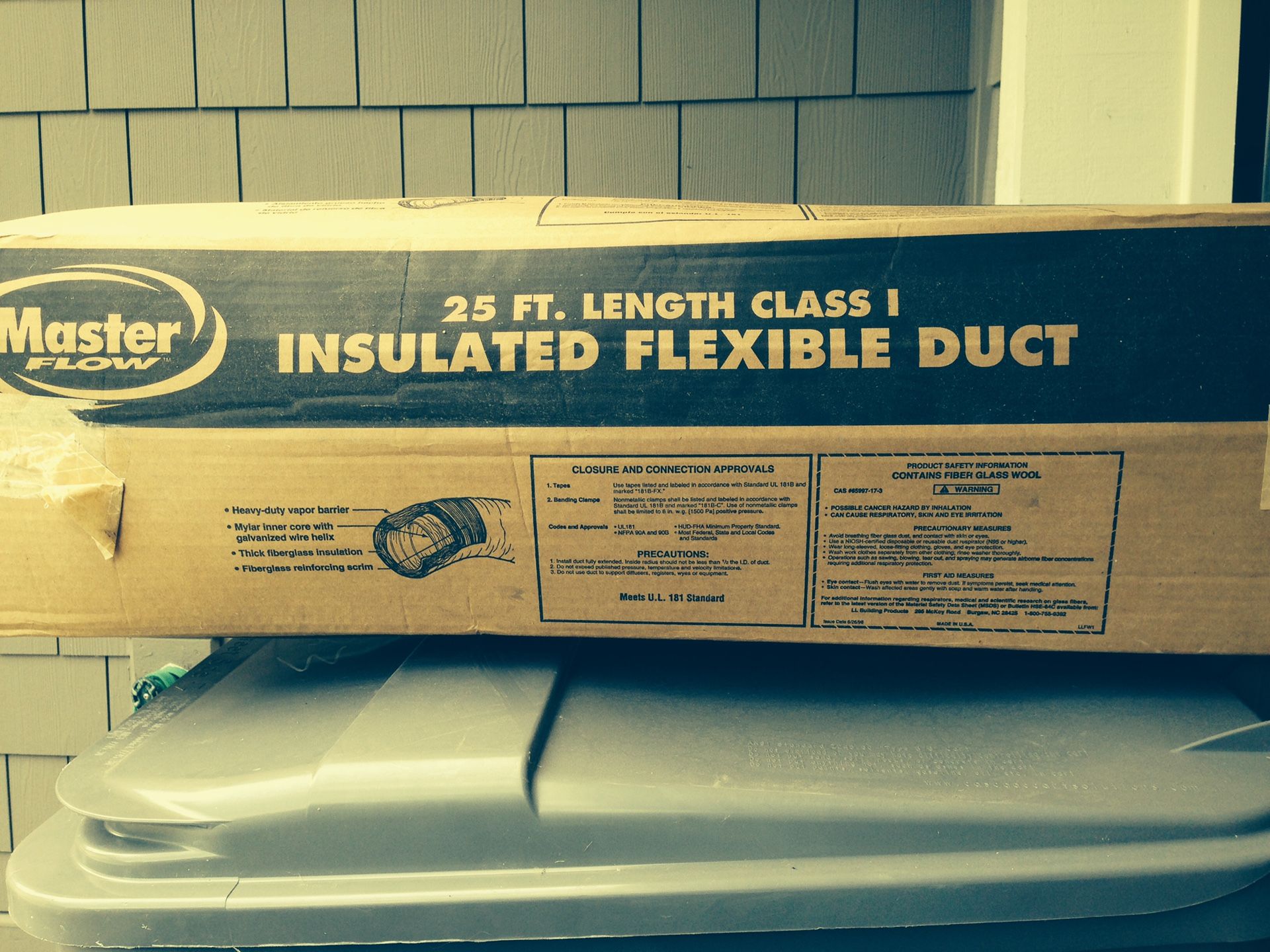 Master Flow insulated flexible duct