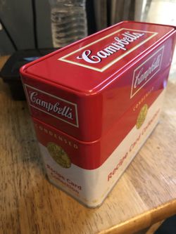 Collectible, Campbell Soup Recipe Tin 🥫🥫🥫🥫🥫🥫🥫🥫🥫