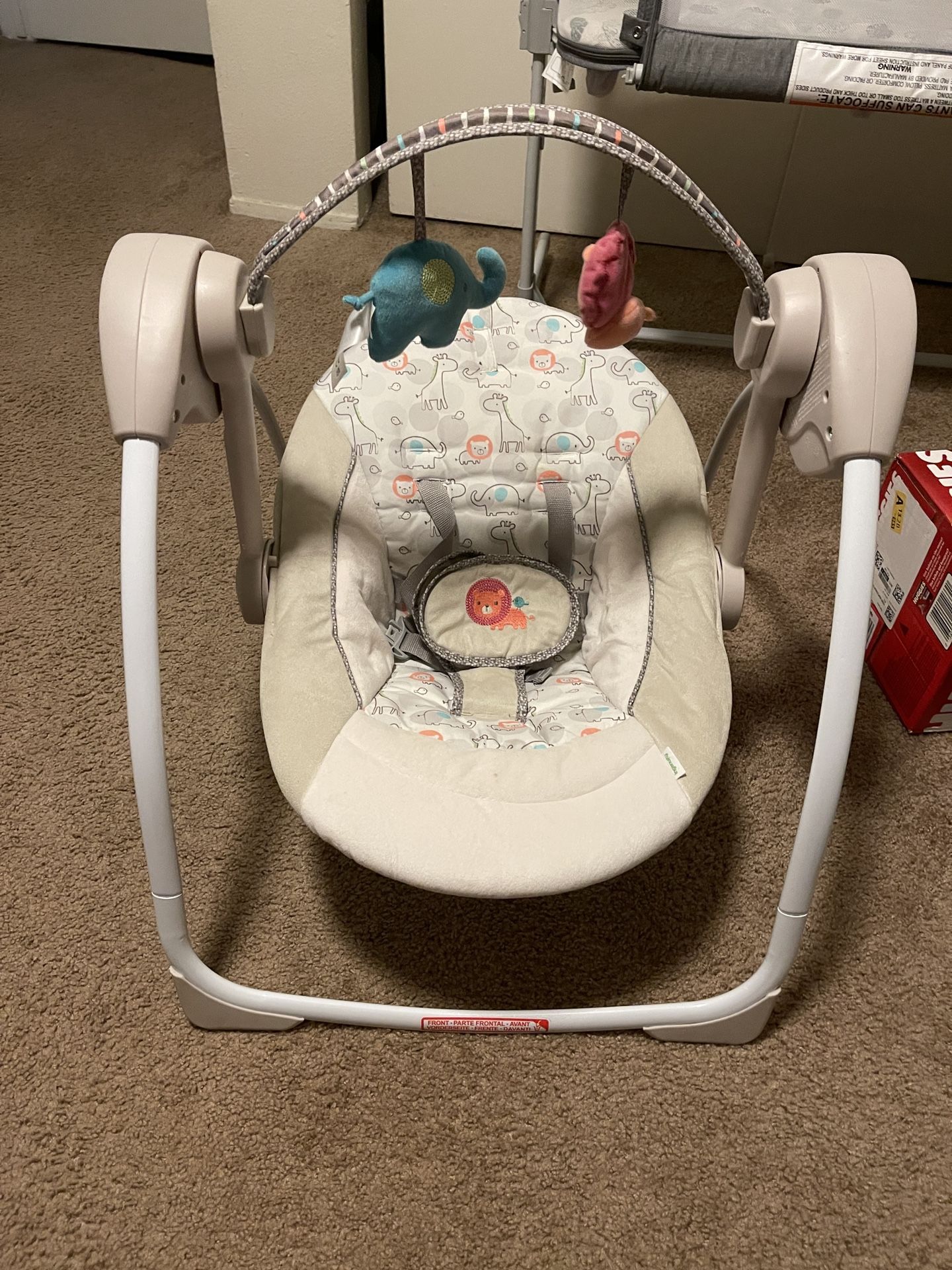 Grey Baby Swing