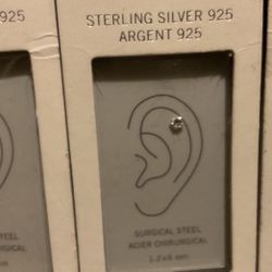 Sterling Silver Earrings,I Am
