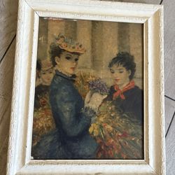 Huldah Cherry Jeffe Vintage Picture Frame 