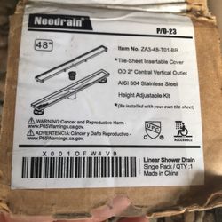 Neodrain 48” Tile-Sheet insertable 