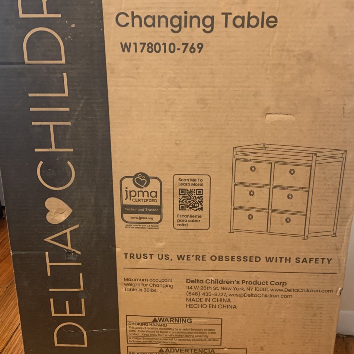 Delta Changing Table & Dresser