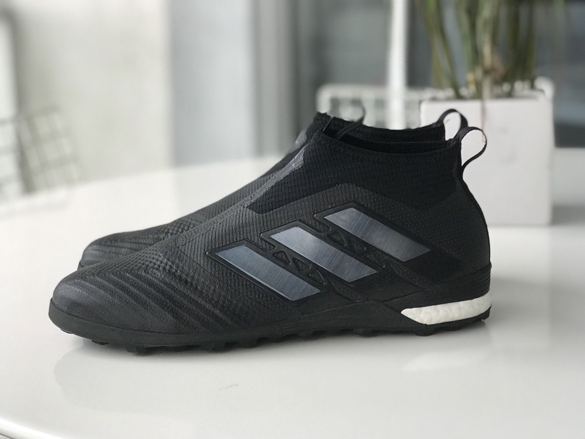 Adidas ACE TANGO 17+ PURECONTROL Turf Shoes [CBLACK]