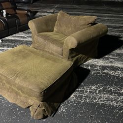 Double Lounger With Ottoman 