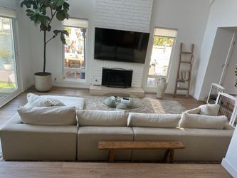 Living Spaces Sectional Sofa
