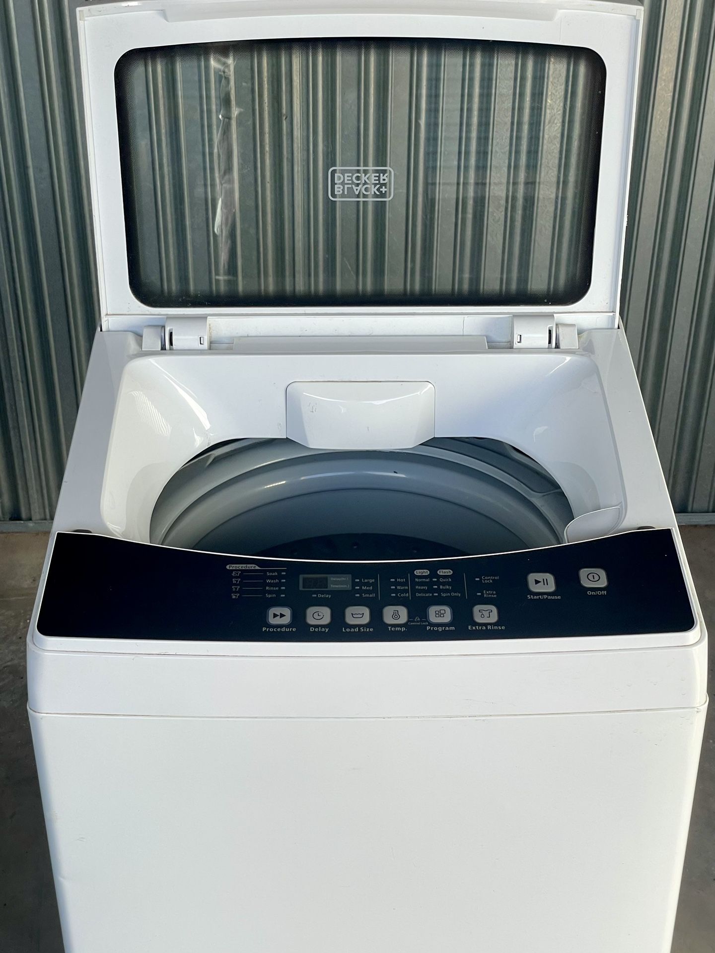 Black and Decker Small Top Load Washing Machine