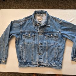 VINTAGE - OLD NAVY DUNGAREES - DENIM  TRUCKER JACKET - Small (EBAY Liquidation Item)