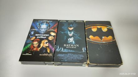 BATMAN Collection 3 Movie Batman Returns, Robin Tim Burton Jim Carrey