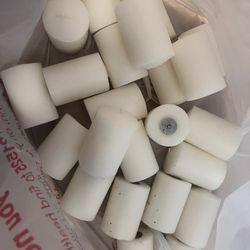 Bag of candles and paper bags for farolitos