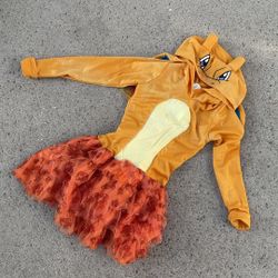 Pokemon Charmander Dress Costume Size 10