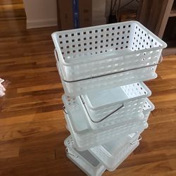 Bluish green plastic open container