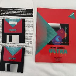 Rare Macintosh Ultra Paint Home Edition Graphics Software v1.01 + Manual