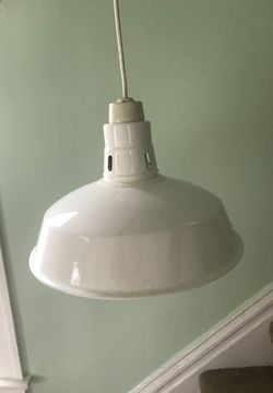 Antique farmhouse pendant light