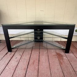 Glass Entertainment Center 