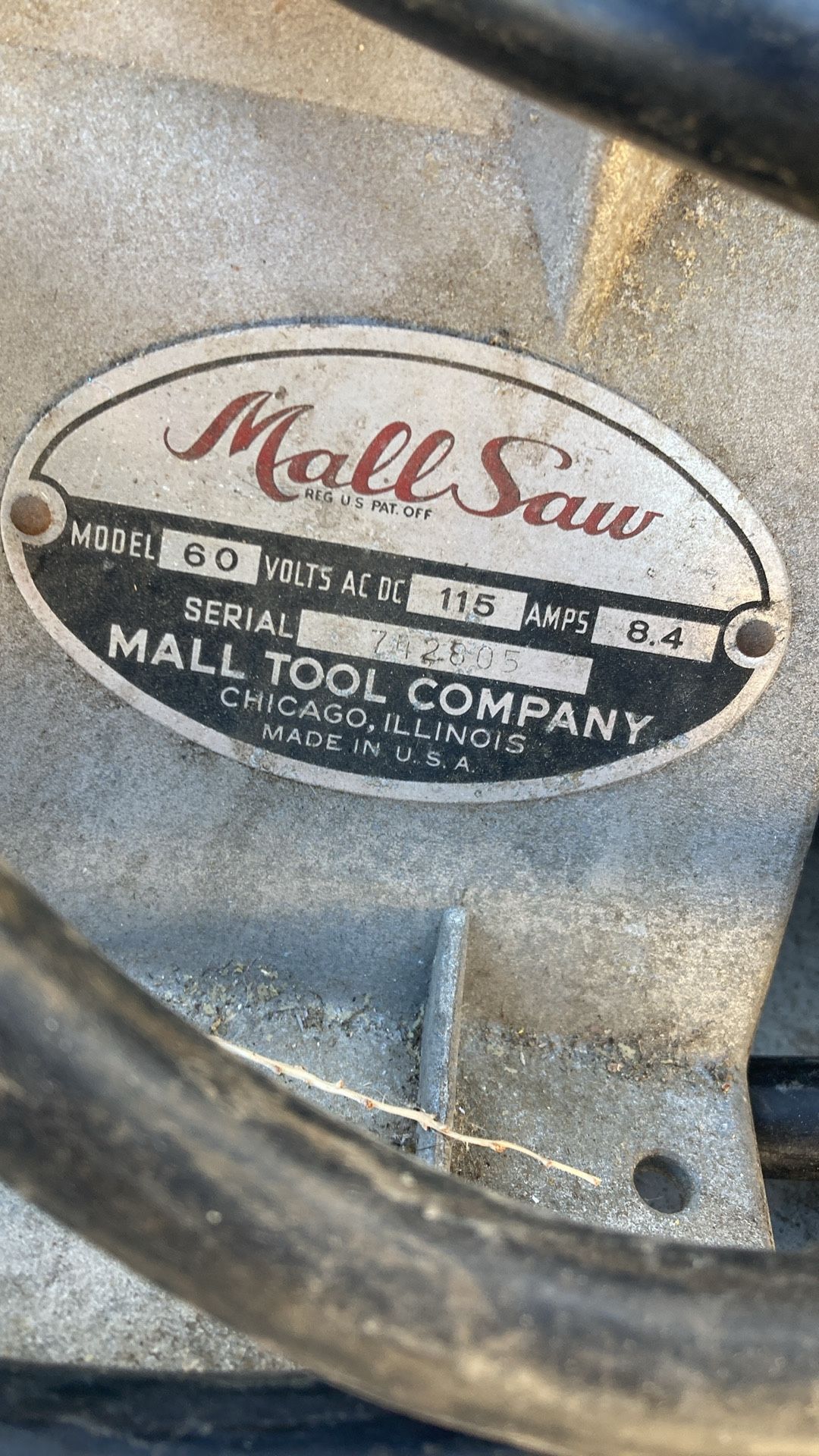 Vintage circular saw