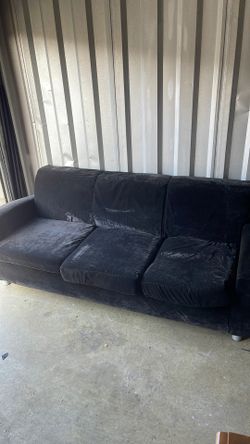 Black sofa