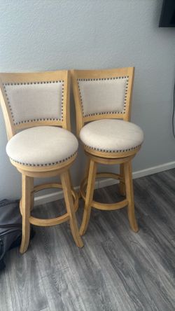 Wooden bar stools