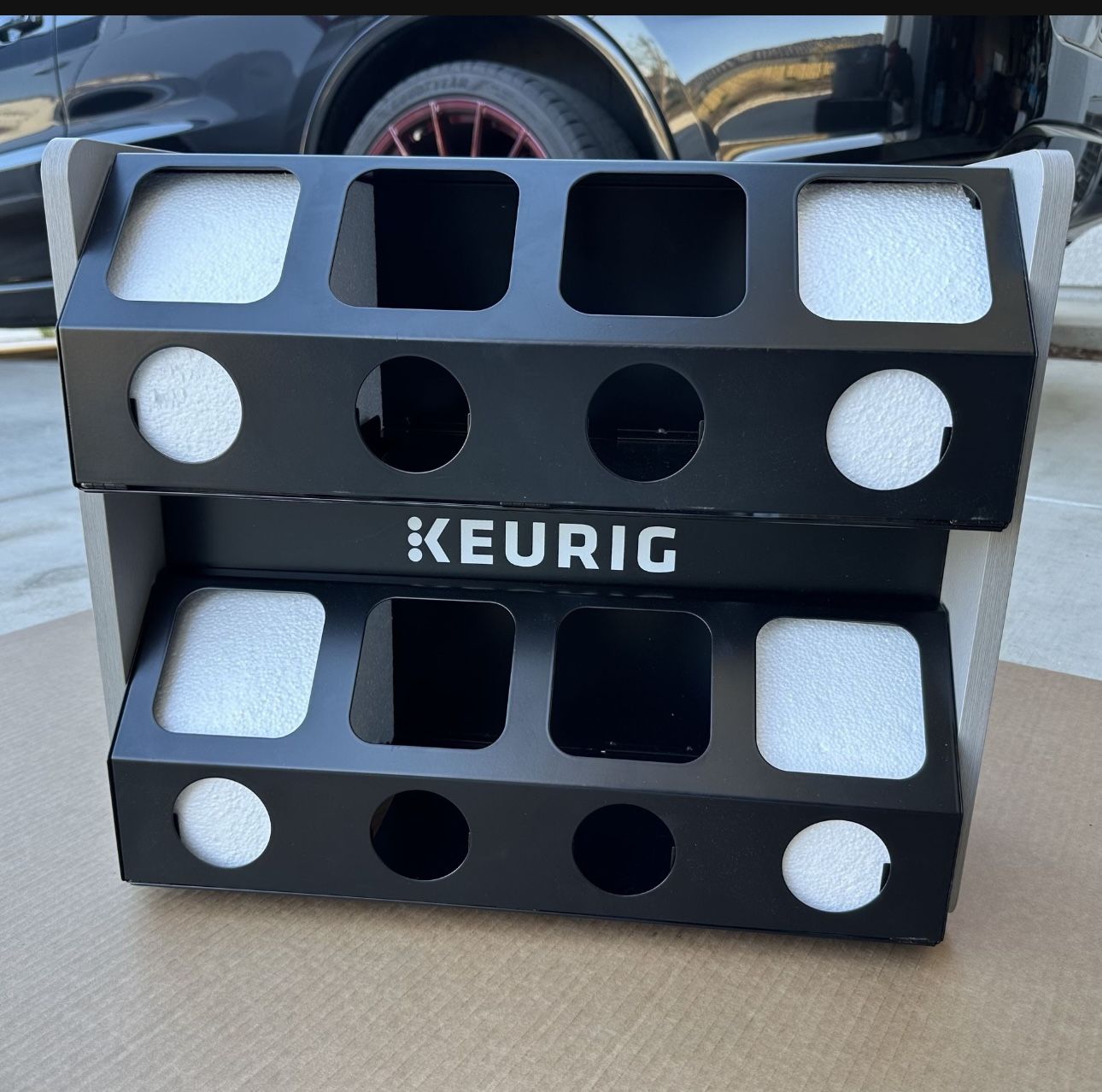 Keurig Premium 8-Sleeve K-Cup® Pod Storage Rack - 18" Height × 16" Width x 21" Depth - 1 Carton